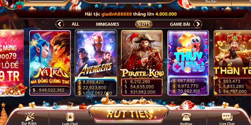 Kho tàng game nổ hũ của Sunwin