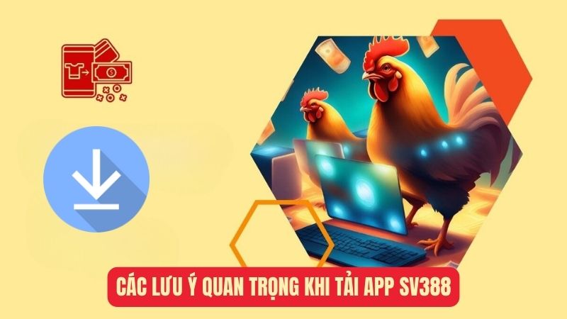 Các lưu ý quan trọng khi tải app tại sv388